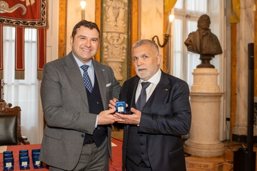 Genova, Tursi - premiazione maestri del lavoro