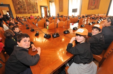 Genova - sala del consiglio provinciale - premiazione scuole eur