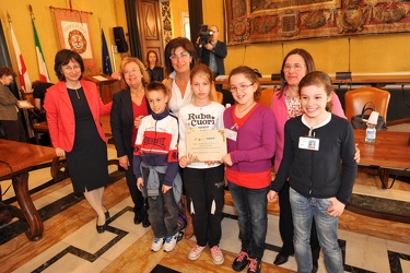 Genova - sala del consiglio provinciale - premiazione scuole eur