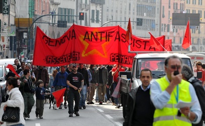 Genova - 25 aprile 2008 - manifestazione antifascista