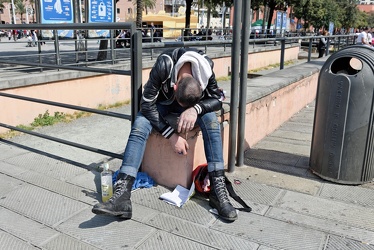 Genova - la giornata del 25 aprile in una citt√† affollata di tu