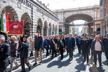 Genova, celebrazione 25 Aprile, festa della liberazione