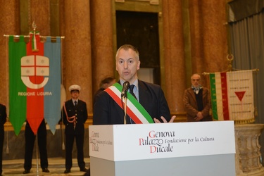 Genova - palazzo ducale - celebrazioni giorno della memoria