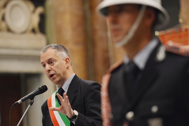 Genova - palazzo ducale - celebrazioni giorno della memoria