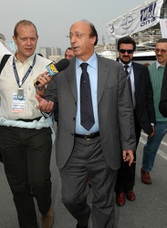 Luciano Moggi in visita la Salone Nautico di Genova