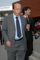 Luciano Moggi in visita la Salone Nautico di Genova