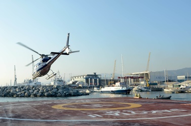Genova - Salone Nautico - piattaforma elicottero
