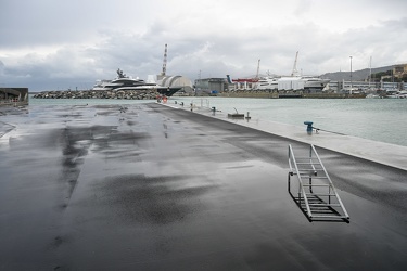 Genova, salone nautico 2020 - domenica di pioggia