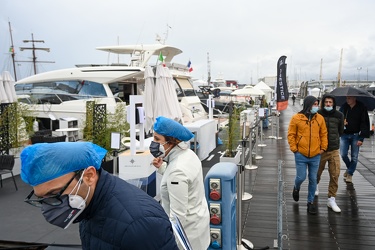 Genova, salone nautico 2020 - domenica di pioggia