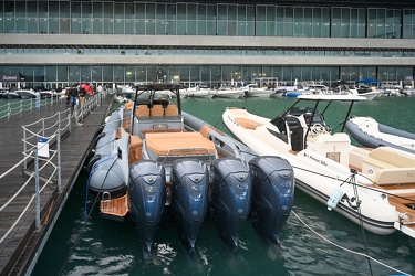 Genova, salone nautico 2020 - domenica di pioggia