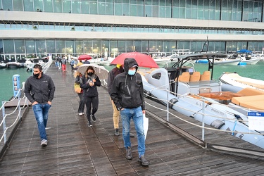 Genova, salone nautico 2020 - domenica di pioggia