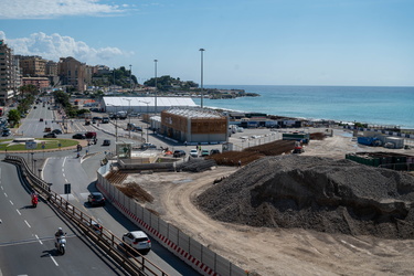 Genova, foce - allestimento ingressi salone nautico 62