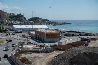 Genova, foce - allestimento ingressi salone nautico 62