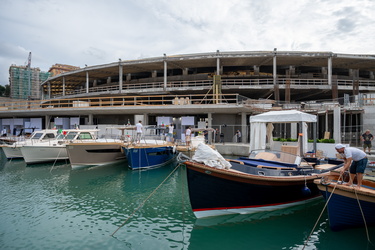 Genova, il giorno prima dell'apertura del salone nautico 2023