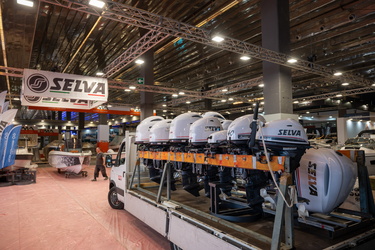 Genova, il giorno prima dell'apertura del salone nautico 2023