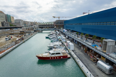 Genova, il giorno prima dell'apertura del salone nautico 2023