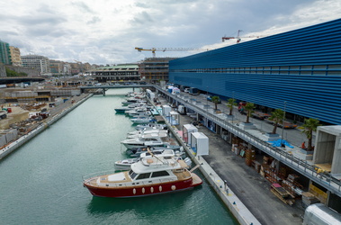 Genova, il giorno prima dell'apertura del salone nautico 2023