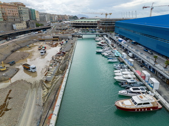 Genova, il giorno prima dell'apertura del salone nautico 2023