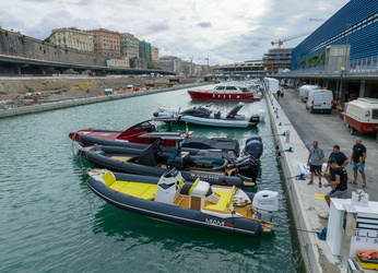 Genova, il giorno prima dell'apertura del salone nautico 2023