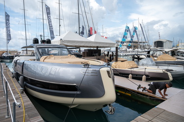 Genova, il giorno prima dell'apertura del salone nautico 2023