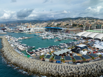 Genova, il giorno prima dell'apertura del salone nautico 2023