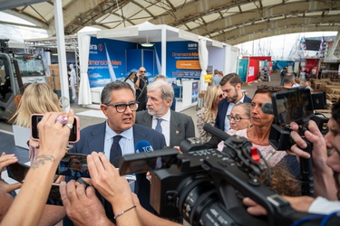 Genova, il giorno prima dell'apertura del salone nautico 2023