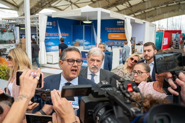 Genova, il giorno prima dell'apertura del salone nautico 2023