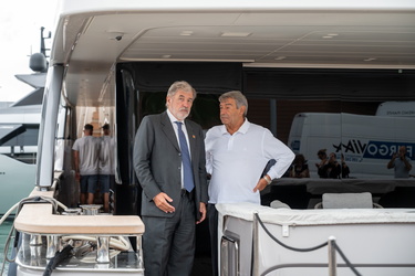 Genova, il giorno prima dell'apertura del salone nautico 2023
