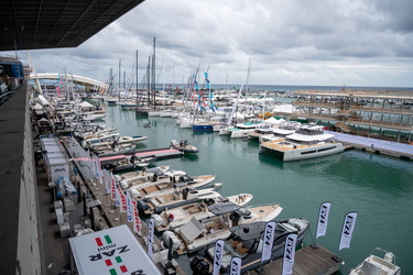 Genova, il giorno prima dell'apertura del salone nautico 2023