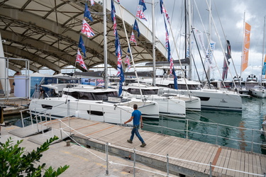 Genova, il giorno prima dell'apertura del salone nautico 2023