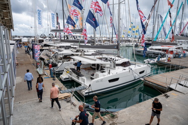 Genova, il giorno prima dell'apertura del salone nautico 2023