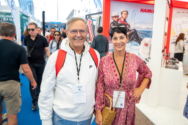 Genova, salone nautico 2023 - domenica di sole con molti visitat