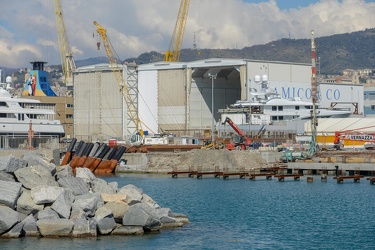 Genova, Fiera, Darsena - presentazione Progetto Mega Yacht ripar