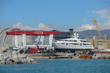 Genova, Fiera, Darsena - presentazione Progetto Mega Yacht ripar