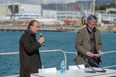 Genova, Fiera, Darsena - presentazione Progetto Mega Yacht ripar