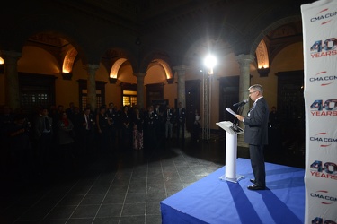 Genova, palazzo Meridiana - festa 40 anni CMA CGM