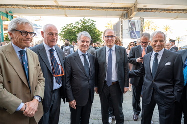 Genova, cerimonia posa prima pietra nuova diga