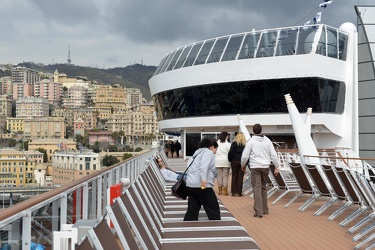 Genova - a bordo della nave da crociera MSC Preziosa