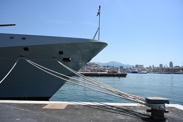 Genova, fregata Carlo Bergamini della Marina Militare - evento s