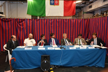 Genova, fregata Carlo Bergamini della Marina Militare - evento s