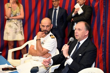 Genova, fregata Carlo Bergamini della Marina Militare - evento s