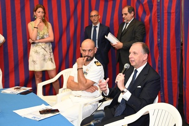 Genova, fregata Carlo Bergamini della Marina Militare - evento s