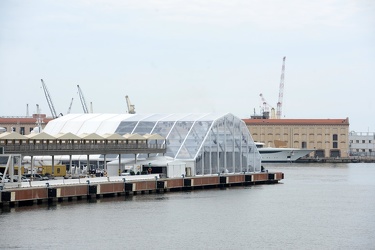 Genova, porto - ponte dei mille, stazione marittima