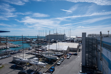 Genova, porto - strada riparazioni navali da Cavour alla Foce