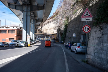 Genova, porto - strada riparazioni navali da Cavour alla Foce