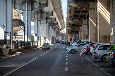 Genova, porto - strada riparazioni navali da Cavour alla Foce