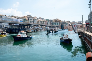 Genova, darsena, museo del mare Galata - il ritorno del Nazario 