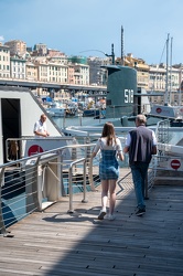 Genova, darsena - riaperte le visite al sommergibile Nazario Sau