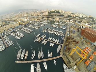 Genova, porto - l'area dello yacht club