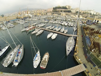 Genova, porto - l'area dello yacht club